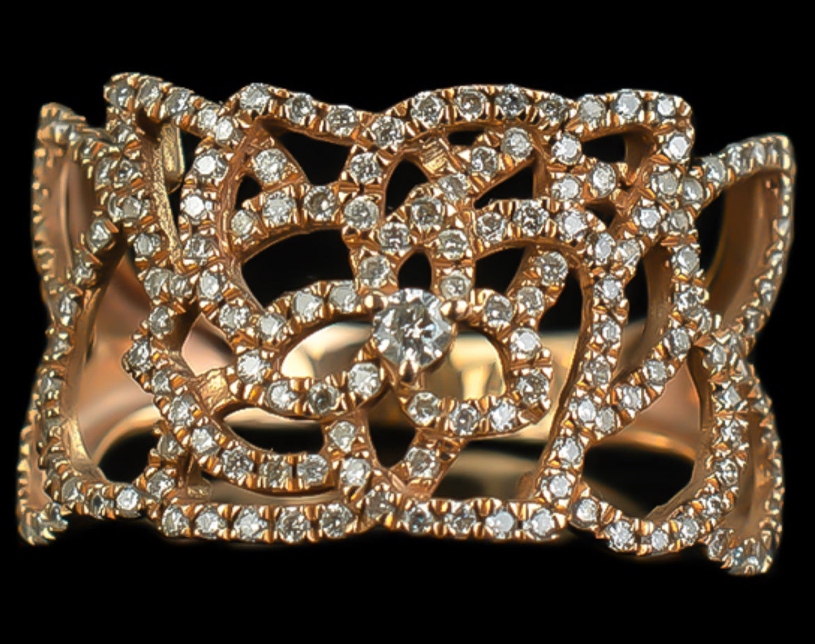 1ct diamond dress ring