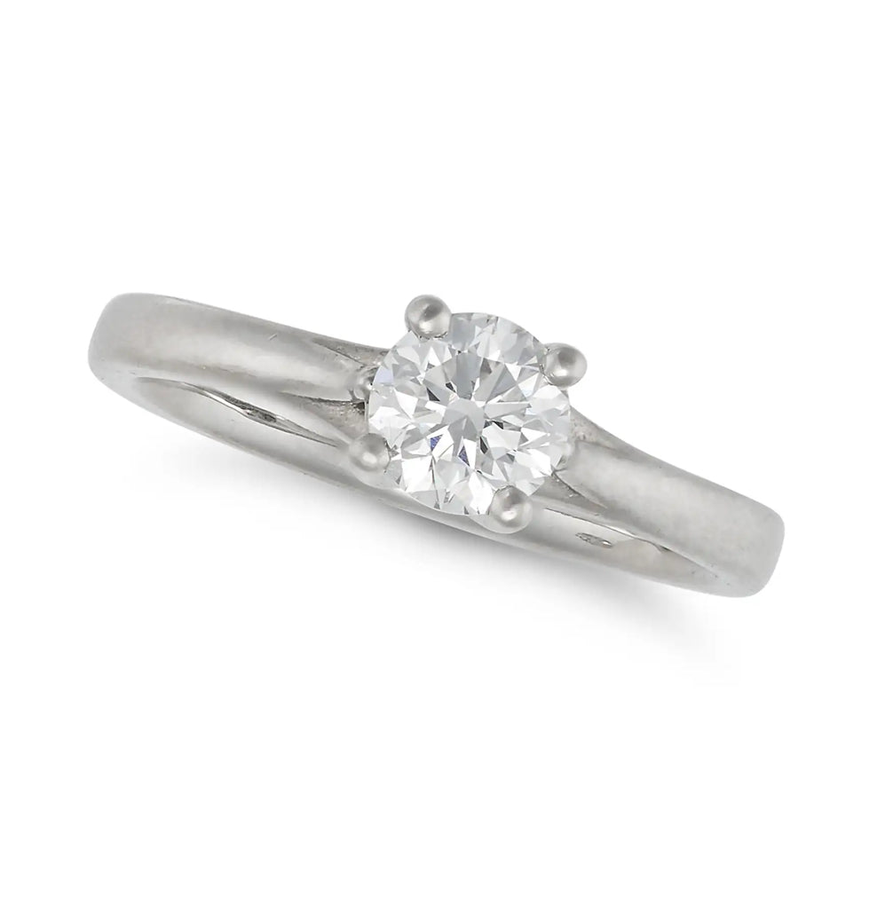 0.5ct d colour vs diamond solitaire ring