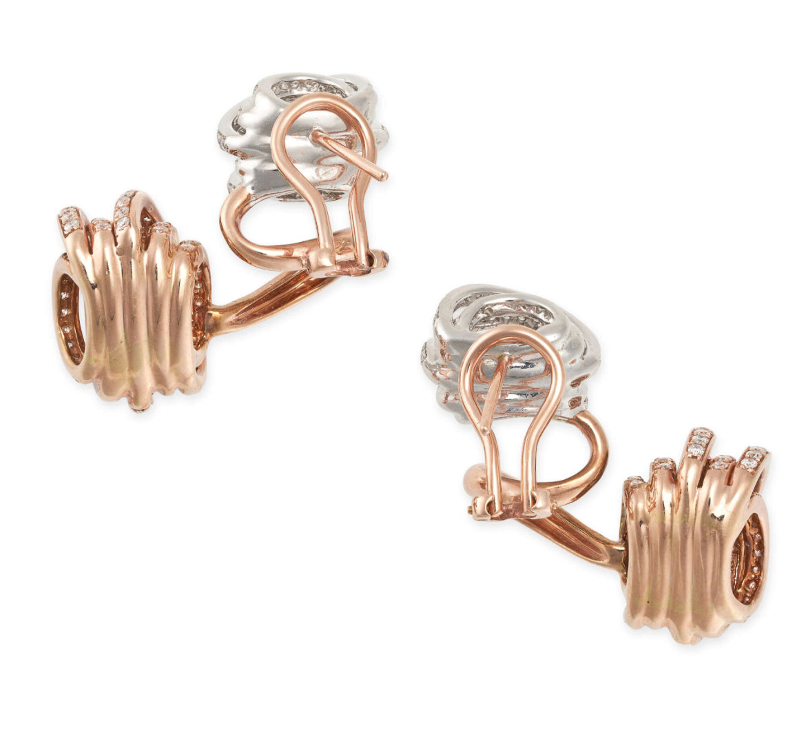 2.74ct diamond earrings