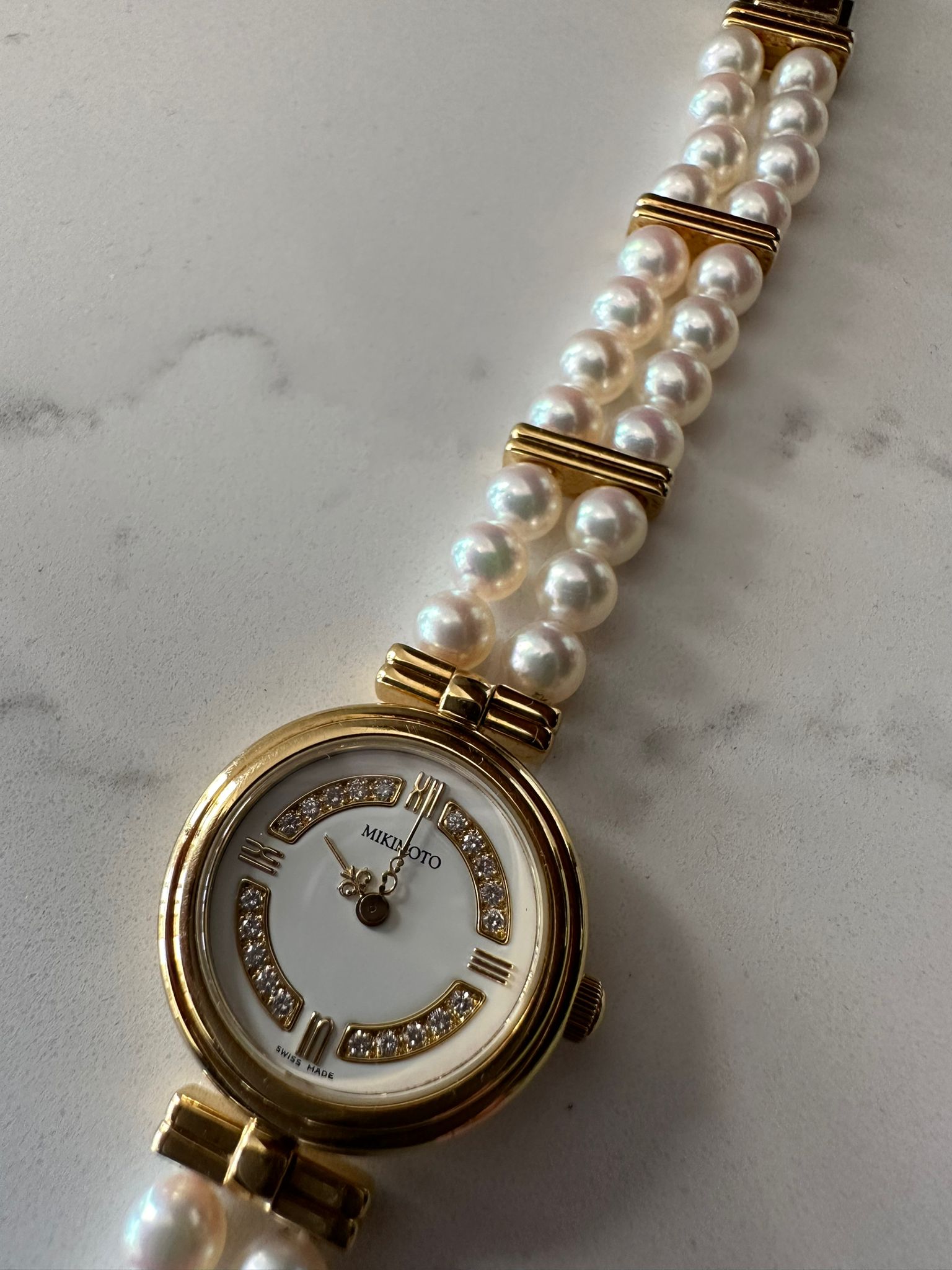 Mikimoto on sale pearl watch