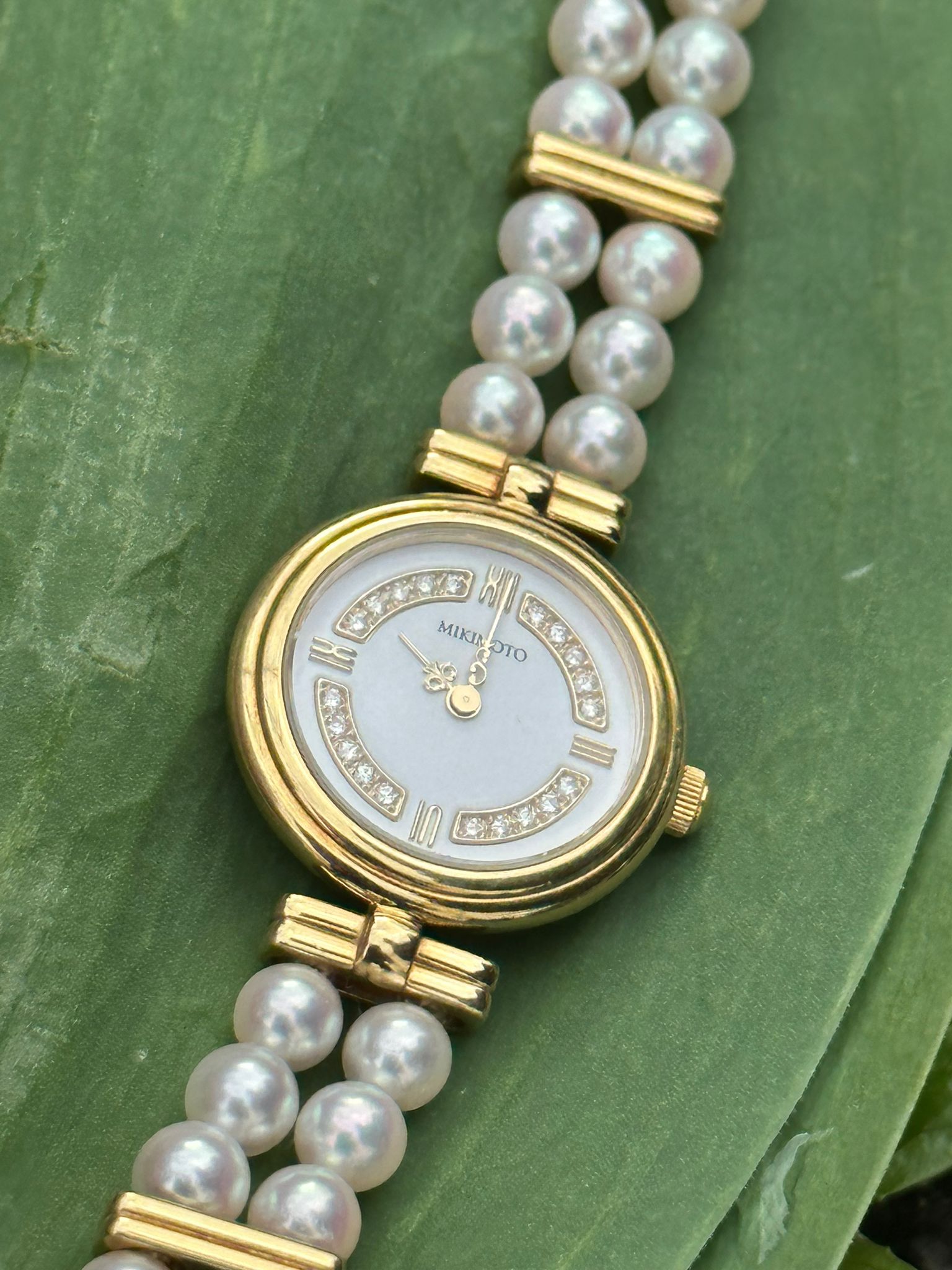 Mikimoto pearl sale watch